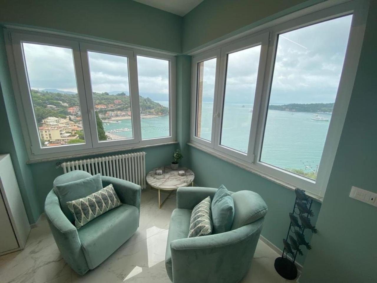Casemaggi Attico Sul Mare, Penthouse On The Sea ปอร์โตเวเนเร ภายนอก รูปภาพ