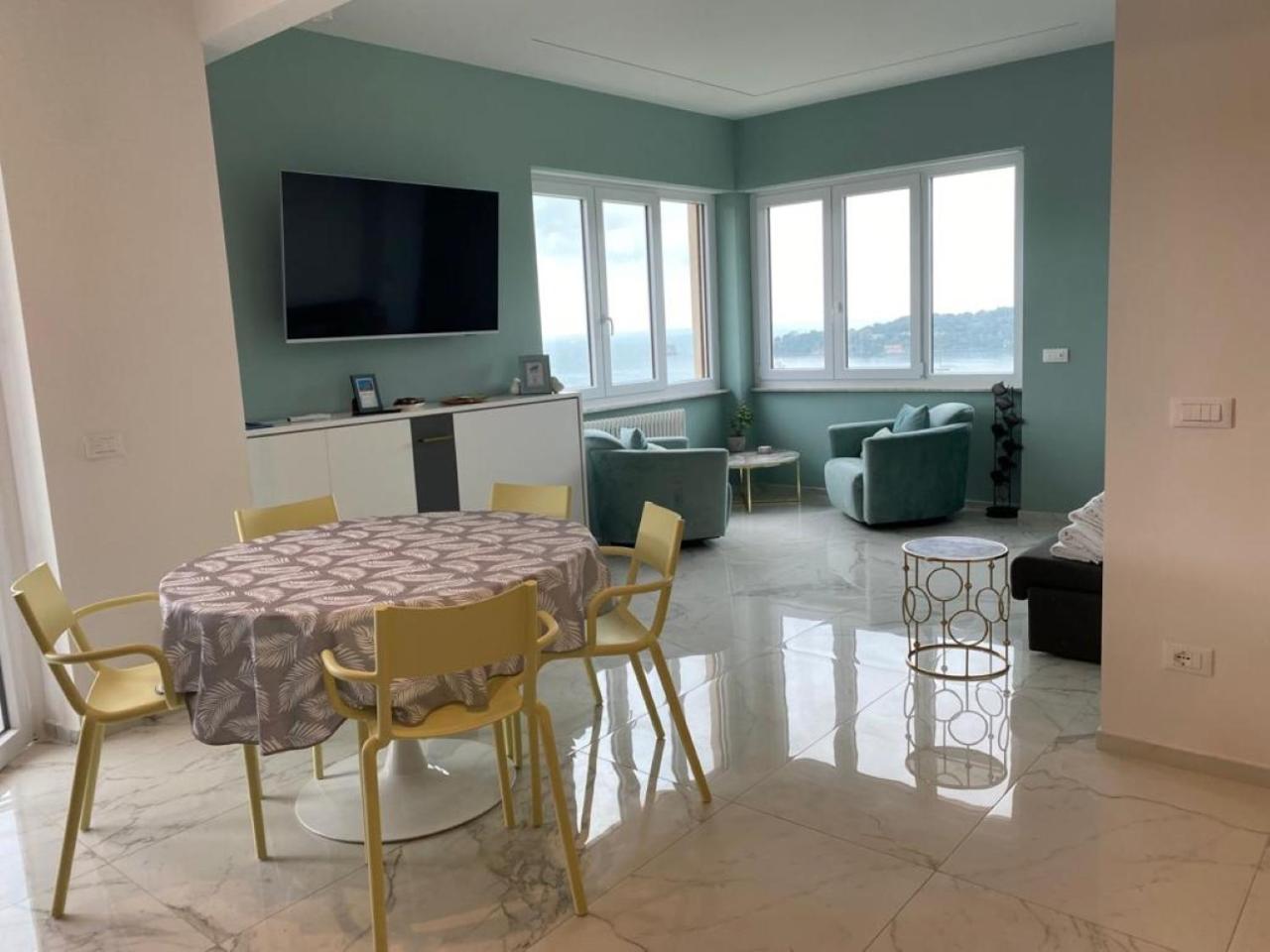 Casemaggi Attico Sul Mare, Penthouse On The Sea ปอร์โตเวเนเร ภายนอก รูปภาพ